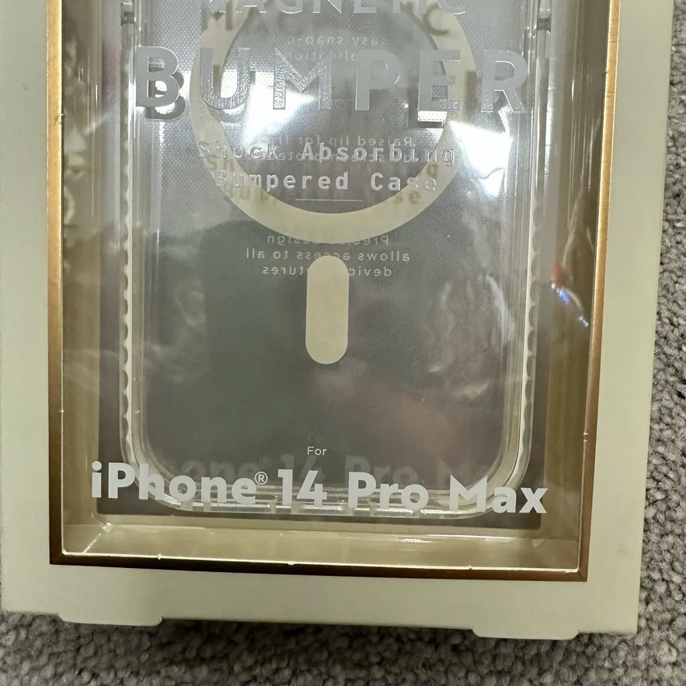 MVMT Magnetic Bumper Case for iPhone 14 Pro Max - Clear